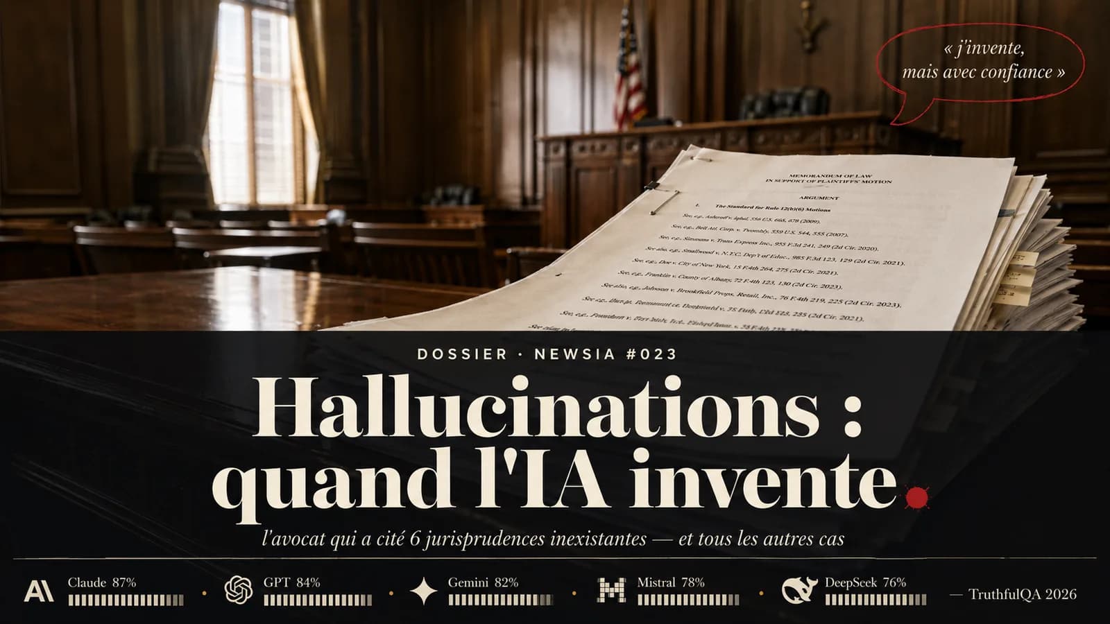 Hallucinations IA : pourquoi les modèles inventent
