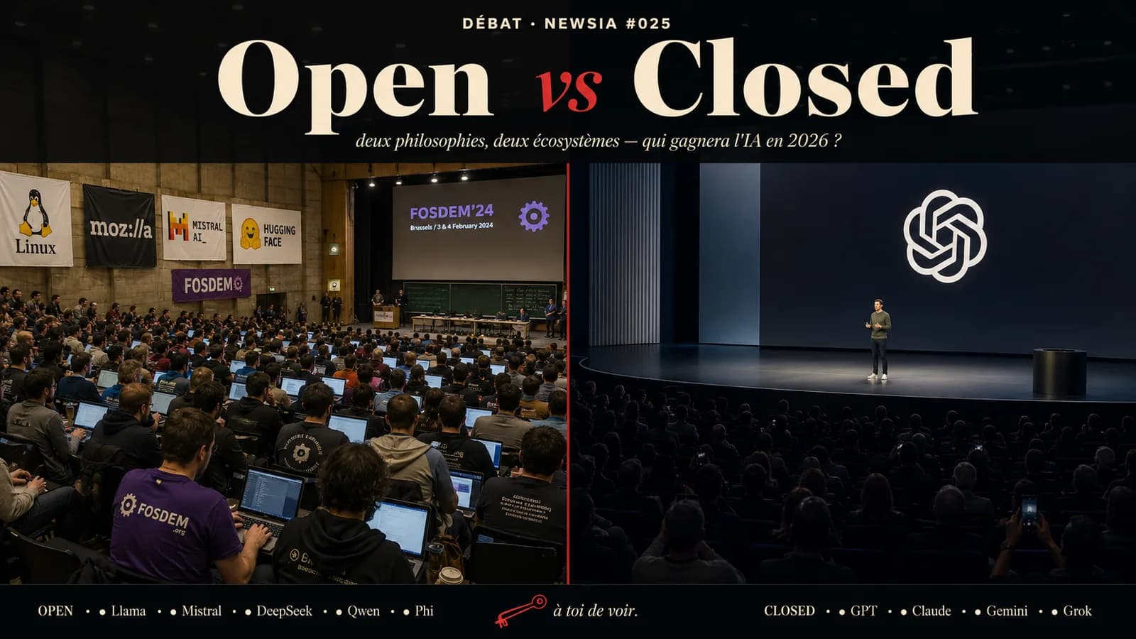 IA open source vs propriétaire : que choisir en 2026