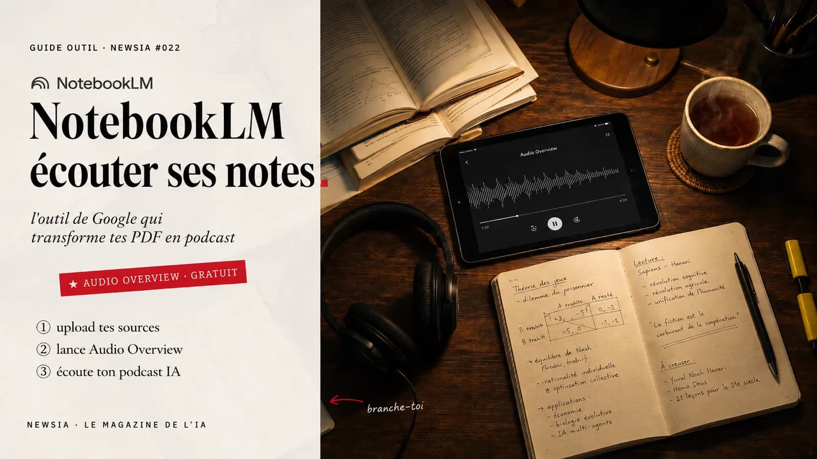 NotebookLM : tout savoir sur l'IA de notes de Google