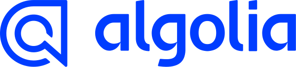 Logo Algolia (bleu signature)